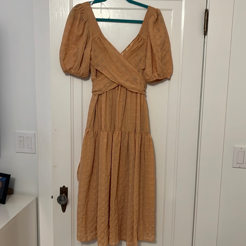 Lulus midi open back dress